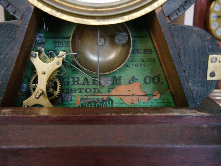 Ingraham Grecian shelf clock