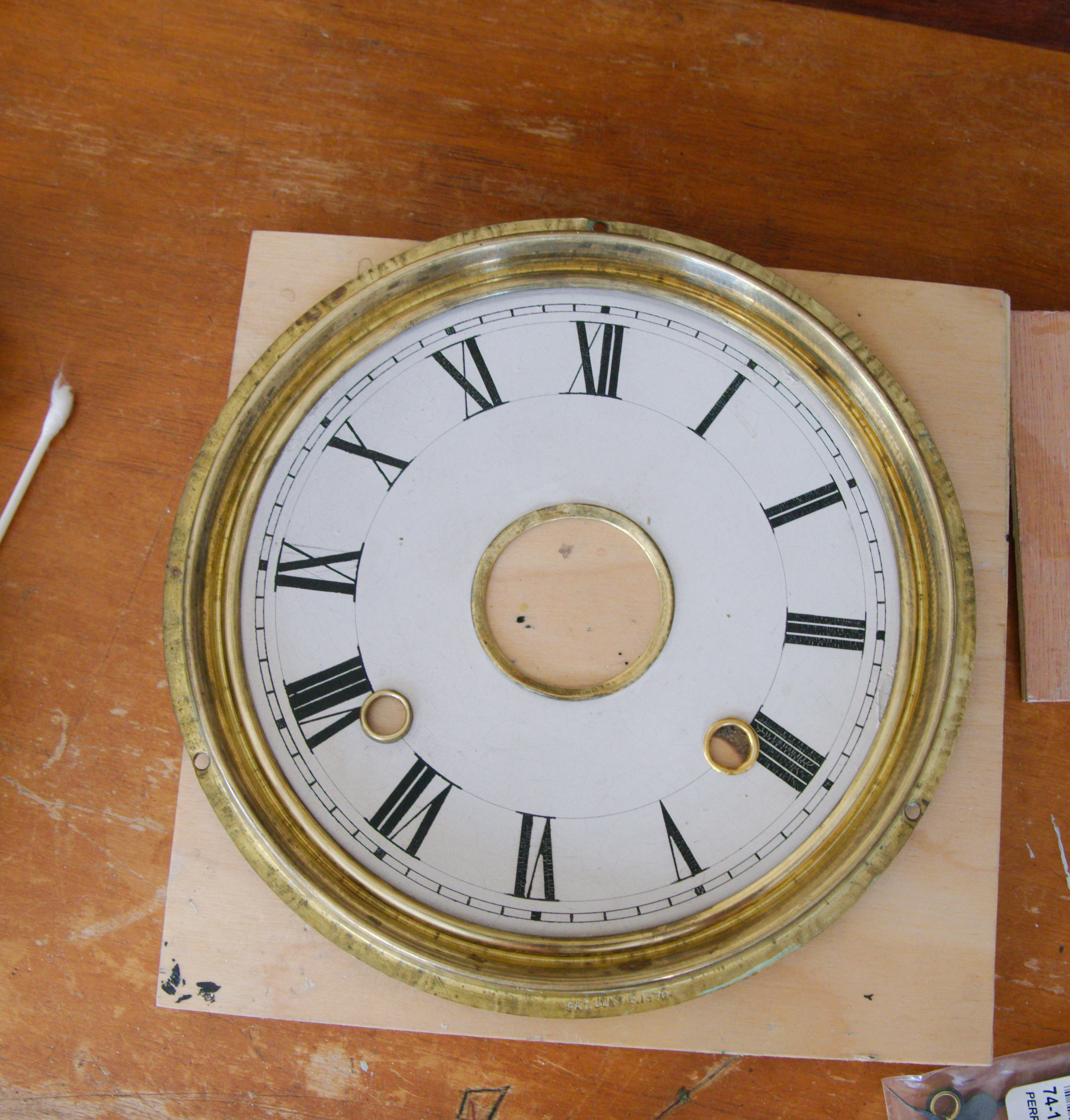 E. Ingraham Grecian restoration of the case and dial Antique and