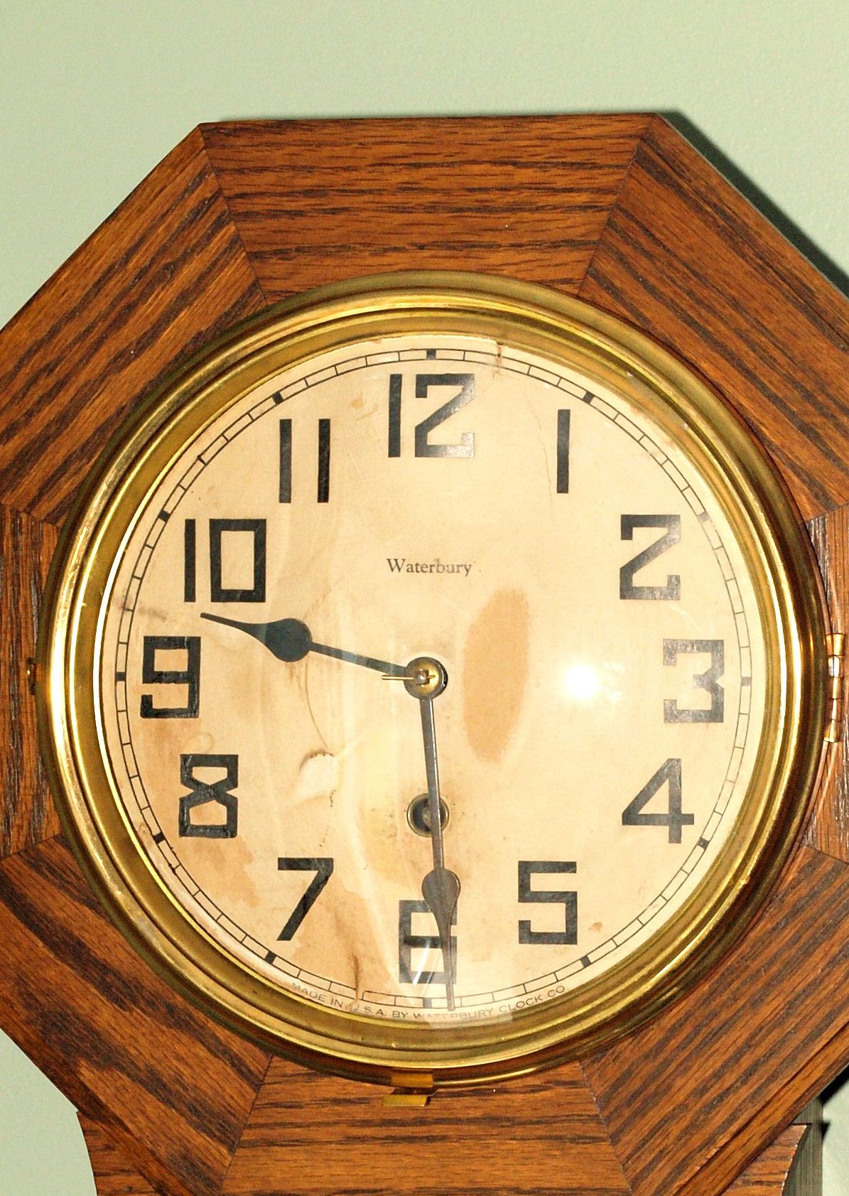 Waterbury Arion wall clock movement servicing Antique and Vintage Clocks