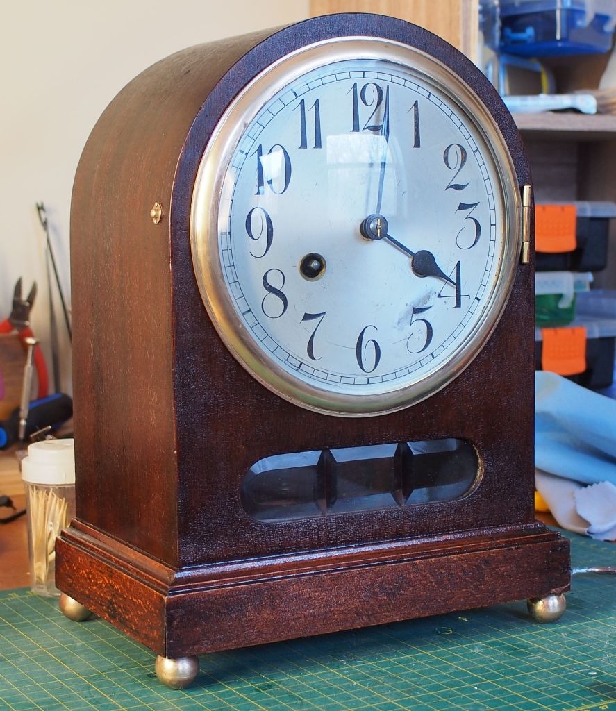 Junghans Hansruck time and strike mantel clock