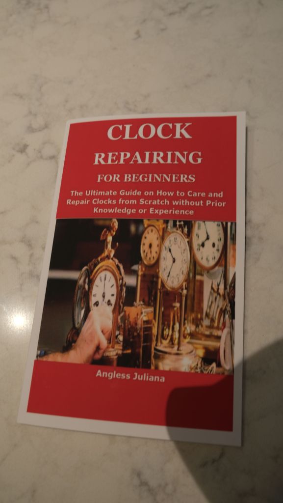 AIgenerated clock repair manuals and other clock repair book